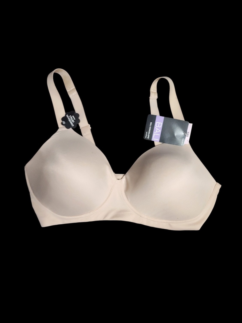 Bali Beige Smooth Molding Wireless Bra NWT